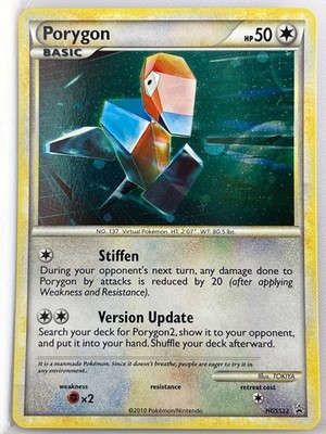 Pokemon Holo Promo Karte HGSS22 Porygon
