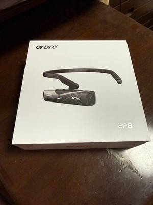 ORDRO EP8 4K Wearable Camera with Remote & Case Used
