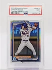 CARSON BENGE 2024 BOWMAN CHROME DRAFT 1ST REFRACTOR METS MINT PSA 9 Q3855