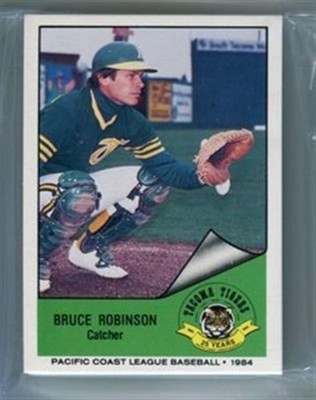 1984 Cramer Pacific Coast League PCL Tacoma Tigers (Athletics) Team Set 25 Cards
