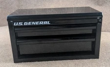 US GENERAL Mini Tool Box Harbor Freight BLACK 11x6x6 NWT or BOX