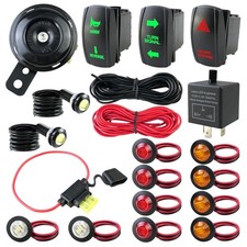 Universal ATV UTV SXS Turn Signal Kit - Turn Signal Light Kit, Street Legal R...