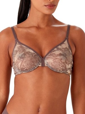 Gossard Glossies Schlangen-BH geformt Plunge Bügel BH Animal Print Dessous