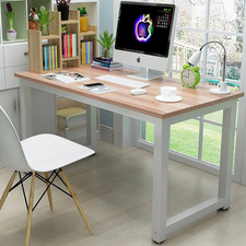 Wood Computer Desk PC Laptop Study Table Workstation Home Office Furniture
