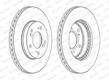2 dischi freno nuovi per HONDA:HR-V,CR-V I,HR-V I,ODYSSEY,SHUTTLE 45251S2HN00