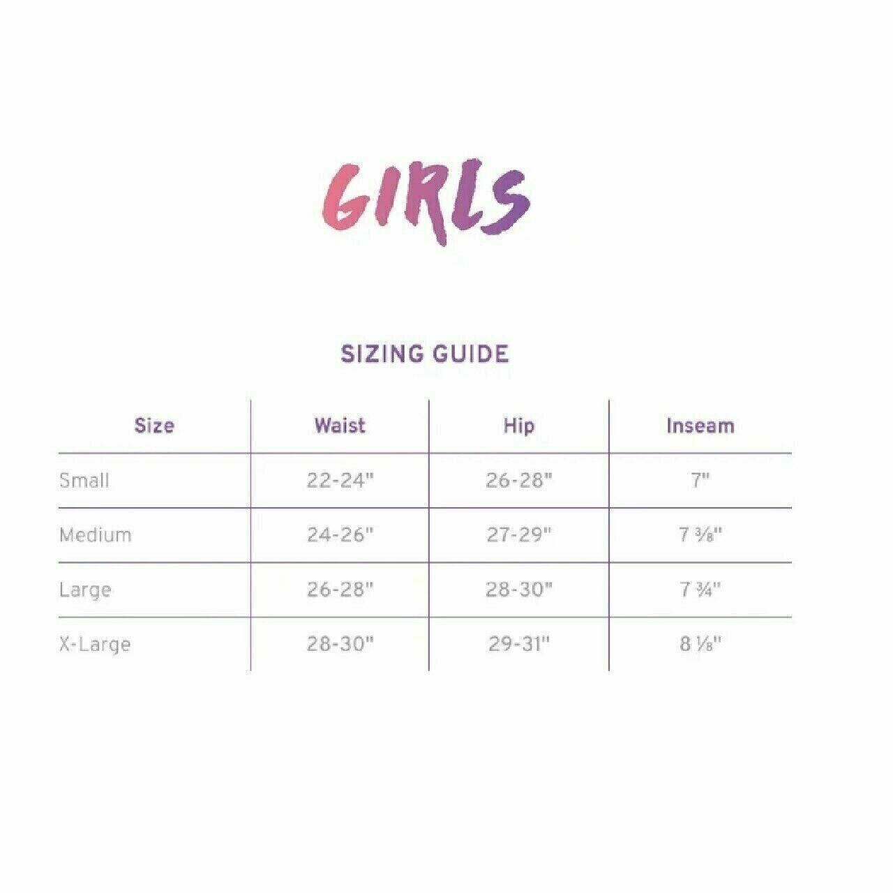 Rip It GIRLS Period-Protection Softball Sliding Shorts PRO Black NEW $33 SZ S