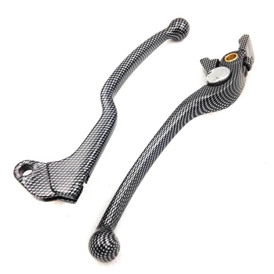 Motorcycle Carbon Handle Brake Clutch Lever For 1997-2001 2000 Suzuki TL1000S - Image 2 of 4