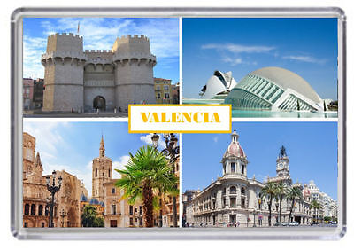 Valencia Spanien Kühlschrank-Magnet 01