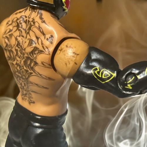 WWE Rey Mysterio Mattel Basic Serie 9 WCW ECW WWF selten - Bild 4 von 9
