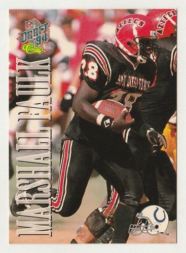 Marshall Faulk Rookie RC 1994 Classic Draft Bonus Card #BC1 - Indianapolis Colts