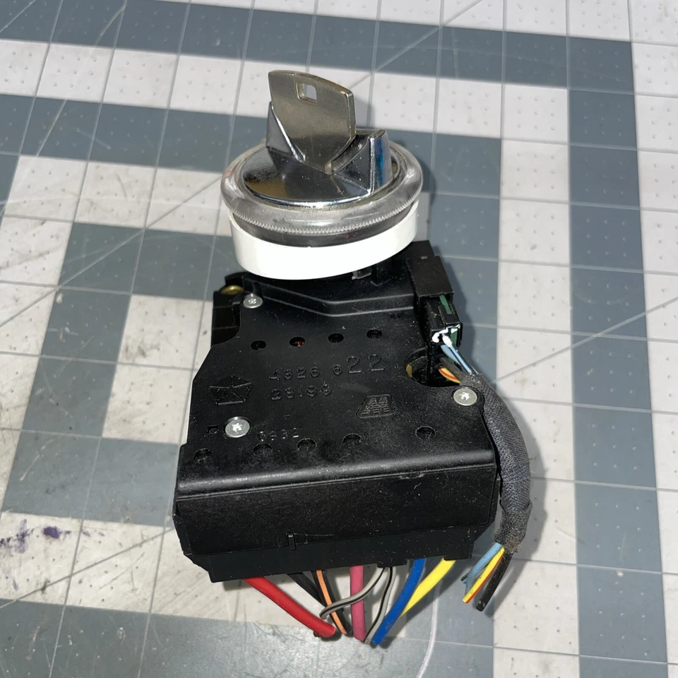 Jeep Grand Cherokee Dodge Durango Dakota Ram Ignition Switch w/ Key 4326622 - Image 4 of 4