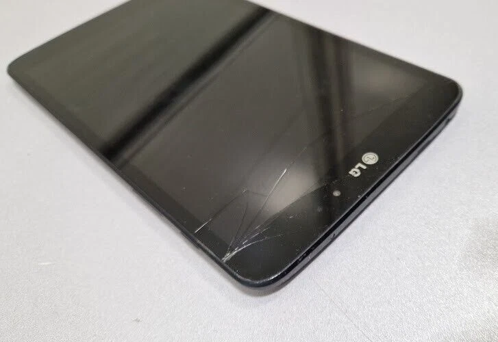 LG-V500 Tablett Broken Display Ohne Ladegerät Hat Kratzer Nicht Aktiv für Teile - Bild 3 von 4