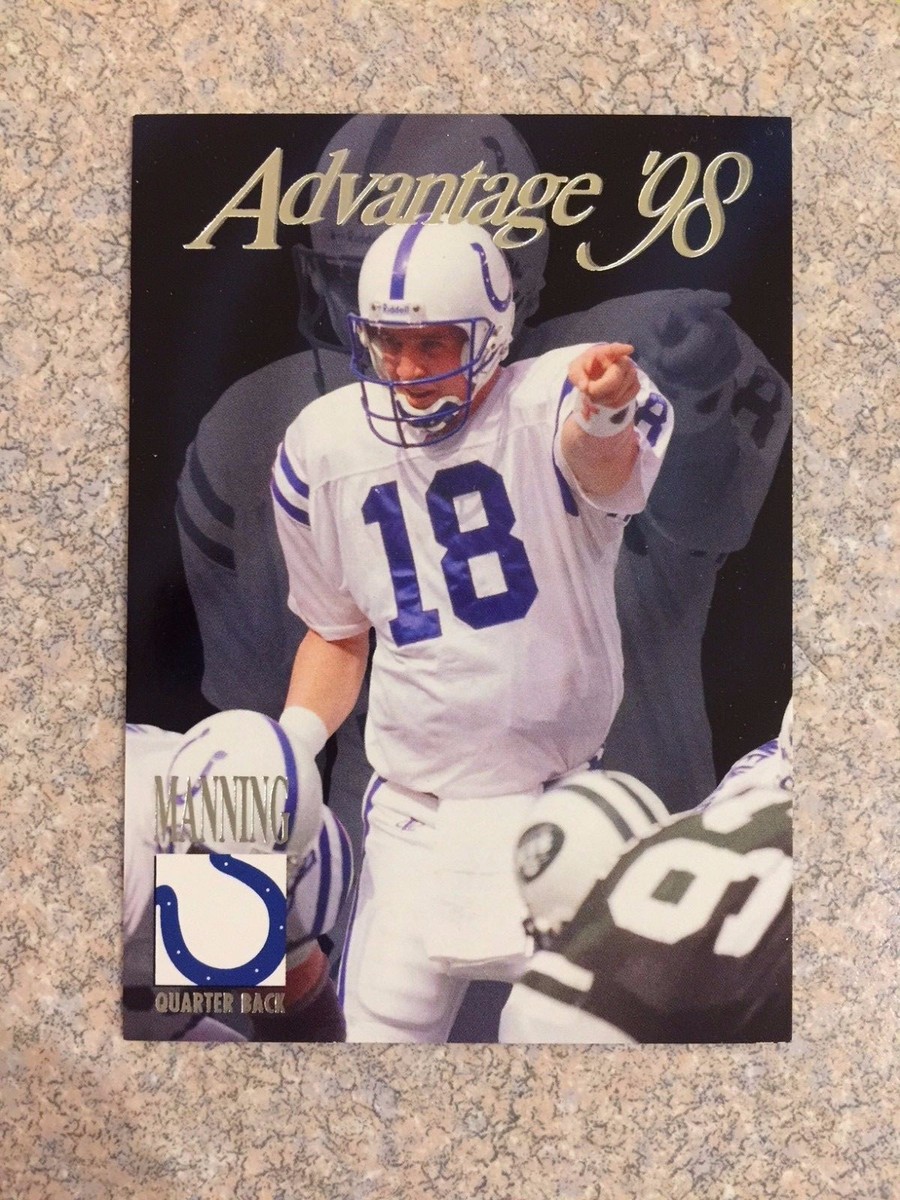 PEYTON MANNING 1998 COLLECTOR'S EDGE ADVANTAGE ROOKIE CARD