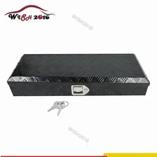 34.5"x12.75"x6.4" Aluminum Heavy Duty Trailer Tool Box Truck Underbody Flatbox