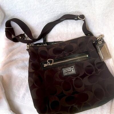 COACH Black #F20064 Daisy Signature HOBO | eBay