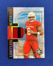 2023 PANINI LIMITED JAMES CONNER CARDINALS LIMITLESS MATERIALS JERSEY CARD /49