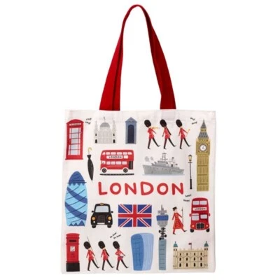 Shopper - London Souvenir wiedervendbare Tragetasche