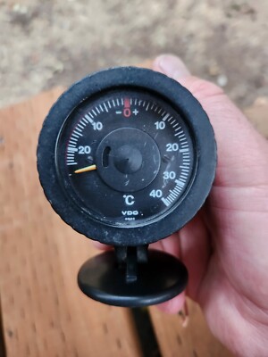 Vintage VDO Cockpit Ambient Outside Temperature Gauge Temp Thermometer C CELSIUS