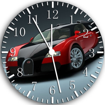 Bugatti Veyron Frameless Borderless Wall Clock Nice For Gifts or Decor ...