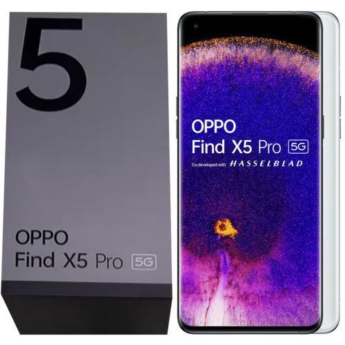 Fabrycznie nowy w pudełku OPPO Find X5 Pro Dual-SIM 256GB + 12GB biały fabrycznie odblokowany 5G Simfree - Zdjęcie 1 z 1