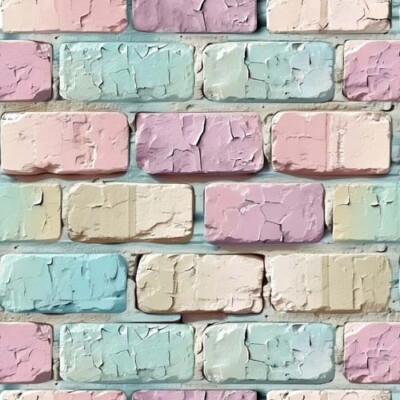 20x Pastell Ziegel abziehen und kleben Fliesen Vinyl Aufkleber Treppe Bad Küche