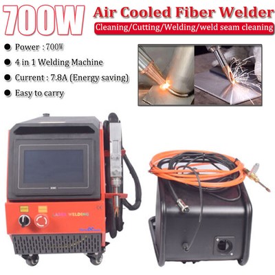 700W Fiber Laser Welding Cutting Handheld Weld Seam Clean Machine Air Coolling