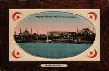 PC TURKEY CONSTANTINOPLE ISTANBUL MOSQU ES DU SULTAN AHMED ET DE a1845 