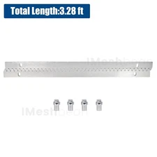 3.28ft Steel Gear Rack 0.28" Thickness For iMeshbean Sliding Gate Opener Motor
