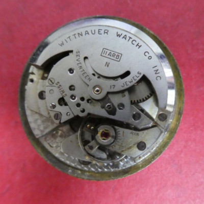 Vintage Wittnauer 11ARB  AUTOMATIC Cal 1384 Watch Movement 17 jewels Working (P9