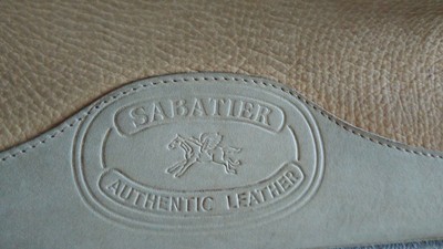 Sac Bandoulière Vintage Sabatier En Cuir Vert - Taille Moyenne à Restaurer - Occasion