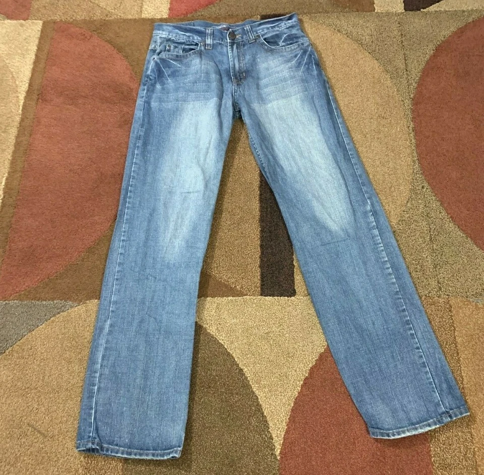 Bailey's Point 32X34 Premium Straight Men’s Medium Wash Denim Jeans - Image 2 of 4