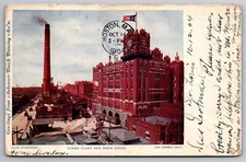 Anheuser Busch Brewing Power Plant Brew House St Louis MO C1901 Postcard H10