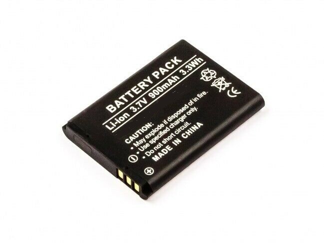 Black Replacement Li-Ion Battery 3.7V 900mAh Internal Akku for Minox DCC 5.0