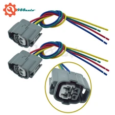 2PCS O2 oxygen Sensor Harness Connector 4Way For Toyota Lexus Subaru 90980-10869