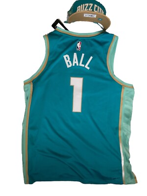 NEW!! Jordan Brand Hornets Melo Ball #1 23-24 NBA Swingman City Ed