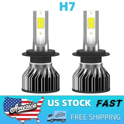 For Subaru Tribeca 2008-2014 H7 LED Headlight Bulbs Kit High/Low Beam 6500K