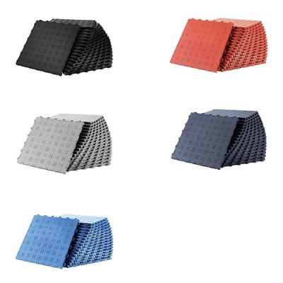 Uimoso 25/50er-Set Bodenplatten für Garage und Industriebereich, 305x305mm