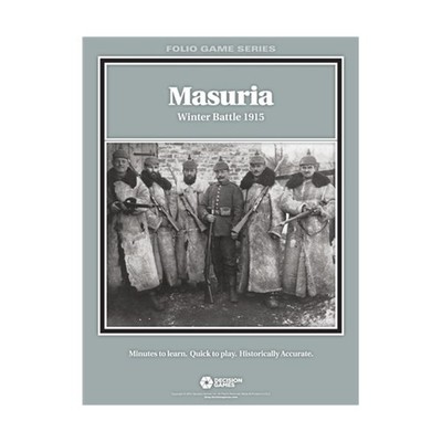 Decision Games Folio Wargame Masuria - Winter Battle 1915 Bag NM