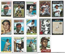 Baltimore Orioles St Louis Browns 14 card 2001 Topps Archives lot-all different