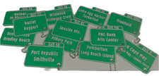 NJ Garden State Parkway Exit Sign Keychains