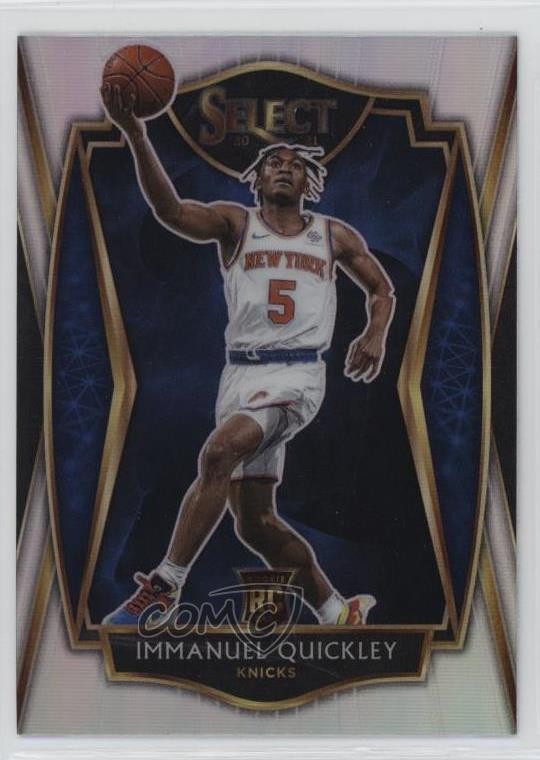 2020 Panini Select Premier Level Silver Prizm Immanuel Quickley Rookie RC 1bv9