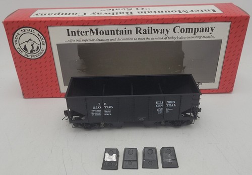 Tolva InterMountain 25416S-10 escala O Illinois Central 2 bahías #210795 2 rieles EX | Condition: Used
