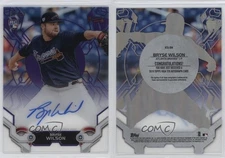 2019 Topps High Tek Purple /99 Bryse Wilson #HTA-BW Rookie Auto RC