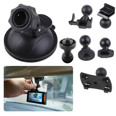 #ad Dash Cam Suction Cup Mount with 6 Adapters Car DVR Holder Windshield Dashboard $6.29
