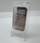 JOHNSON MATTHEY ASSAYERS & REFINERS FINE SILVER 1 TOZ. BAR - SEALED #B802443
