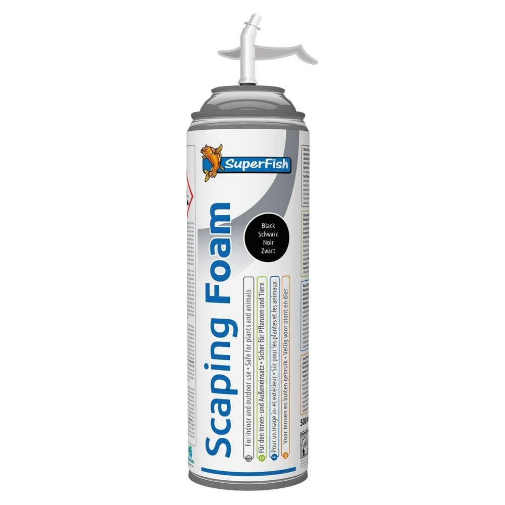 SuperFish Scaping Expanding Pond Landscaping Foam 375ml - Black