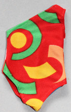 VINTAGE BARBIE SIZE HANDMADE SILKY SWIMSUIT--EXCELLENT