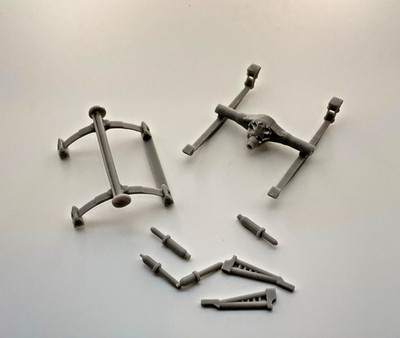 1/24 Scale Custom Drag Racing Suspension Fits Revell 1970 Firebird 3D Printed