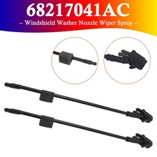 2X Windshield Washer Nozzle Wiper Spray 68217041AC für Dodge Challenger 2015-23