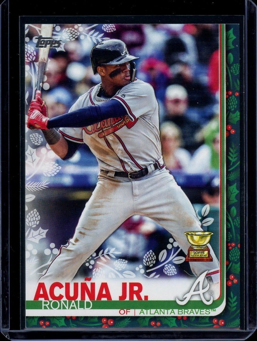 2019 Topps Holiday ~ Ronald Acuna Jr. ~ Rookie Cup ~ #HW-85 ~ Atlanta Braves